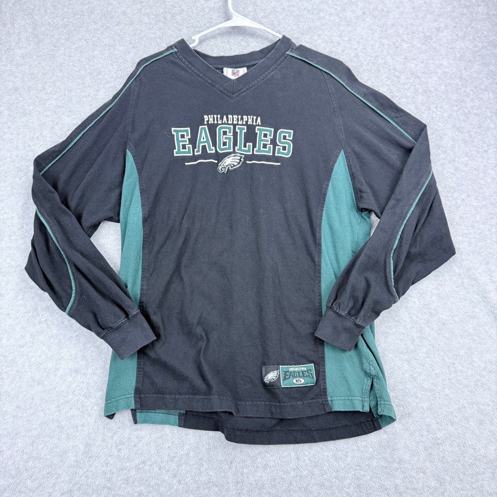 NFL‎ Philadelphia Eagles Long Sleeve Shirt Women Medium Black